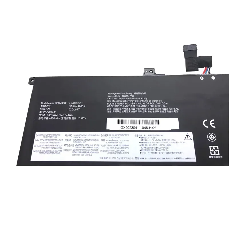 LMDTK Новый аккумулятор для ноутбука L18M6PD1 Lenovo ThinkPad X390 X395 X13 серии 1-го поколения L18C6PD1