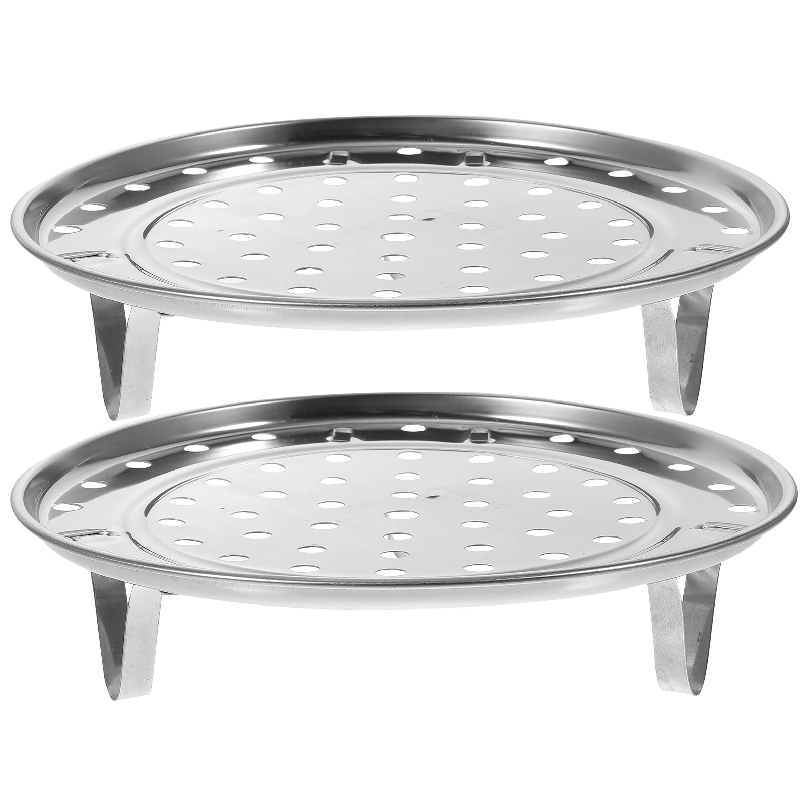 

Rack Steamer Pot Steam Steaming Cooking Food Canning Trivet Round Stand Baskets Basket Steel Stainless Cooker Tray Stock Cooling