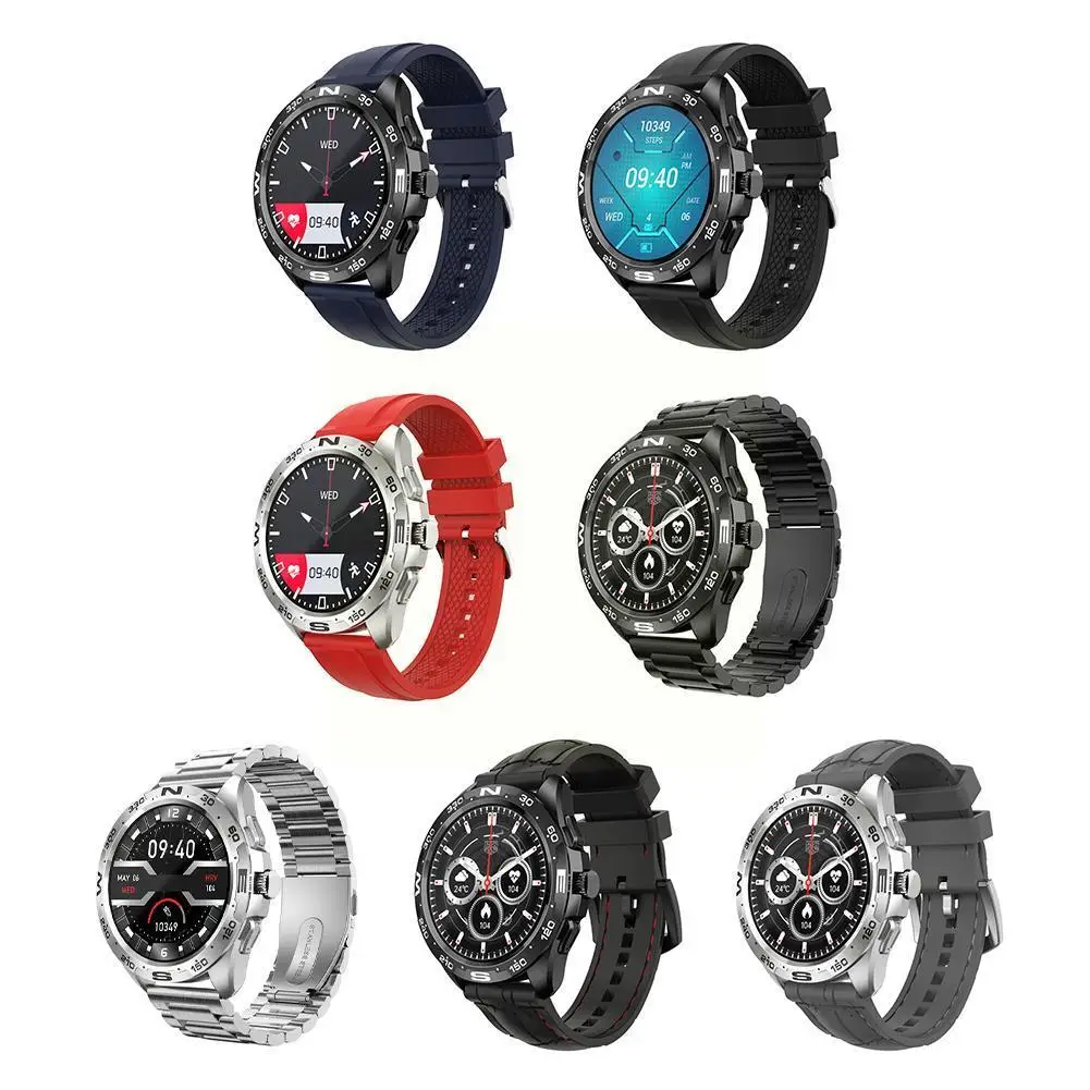 

Sports Watch Gift Men Women Bluetooth Call Sports Fitness Pressure Watch " Oxygen Blood Dynamic Heart Rate Detection 1.32 L8B9