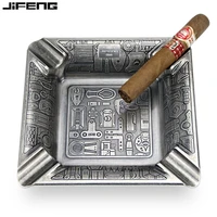 portable high end 4 slots cigar ashtray vintage cigarette ashtray smoking ashtray gift home club smoking sets accessories tool
