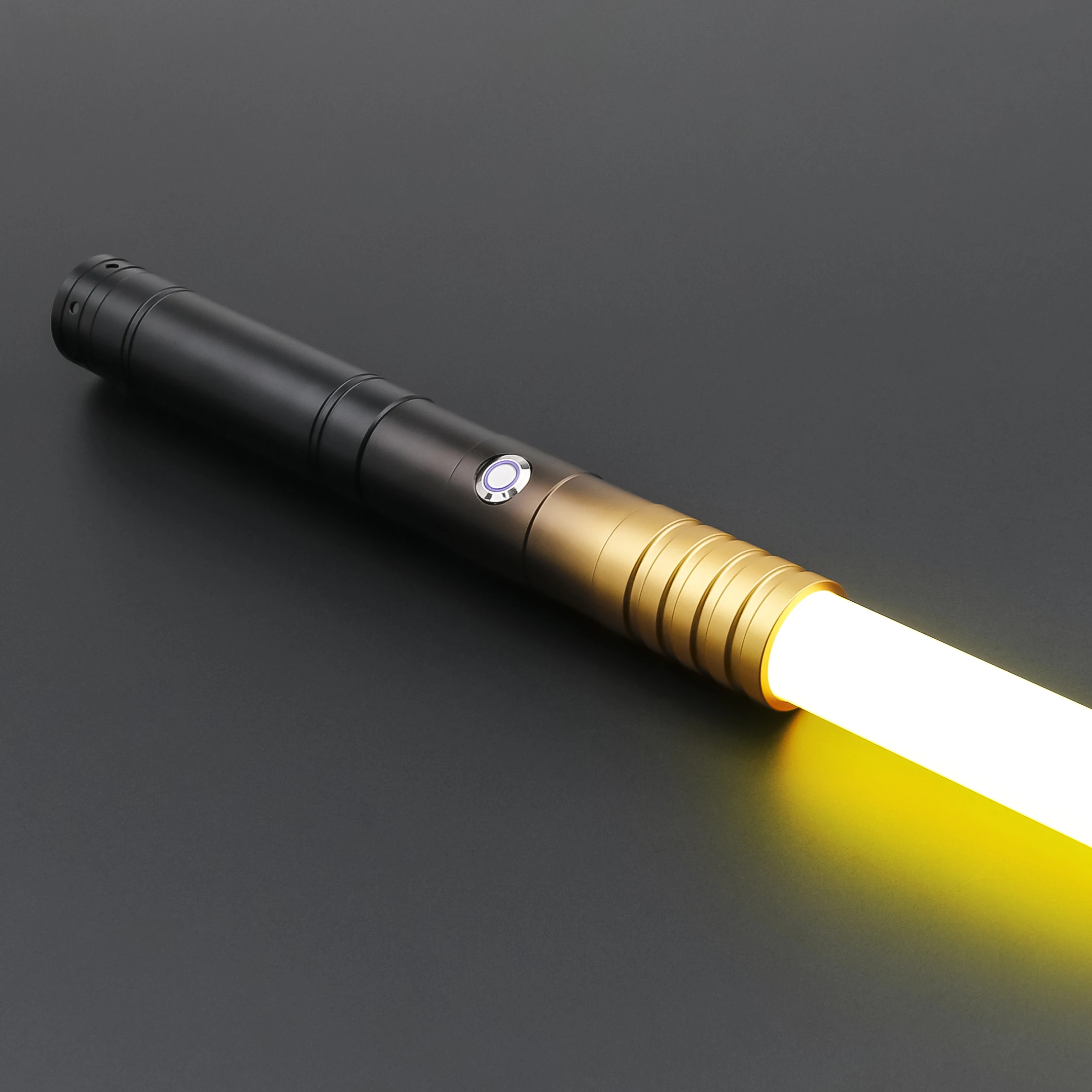 Фото Световой меч TXQSABER RGB с металлической рукоятью для тяжелых дуэлей, лезвие Shoto, 4 звуковых эффекта, изменение цвета, для косплея Йоды, детские игрушки - A07 №5