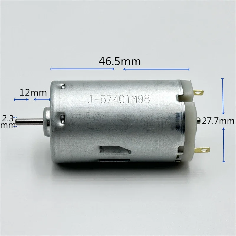 Фото Двигатель NICHIBO RS-395 DC 6V-18V 12000 об/мин 28 мм с угольными щетками №3