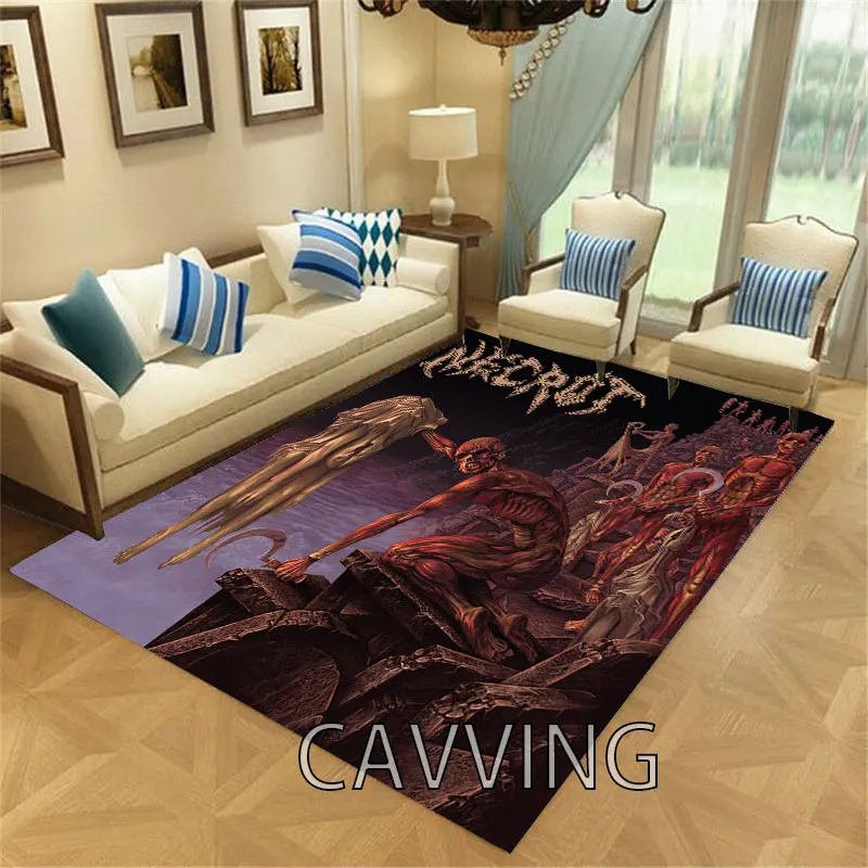 Фланелевые ковры necrotrock с 3D рисунком нескользящий большой ковер украшение для