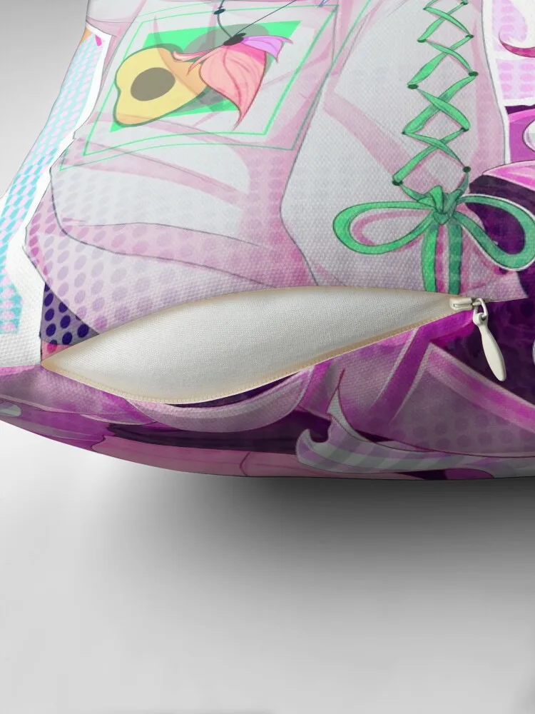 10 aro Amami - Kaede Akamatsu [Pastel Amamatsu Danganronpa v3] декоративная подушка Рождественская