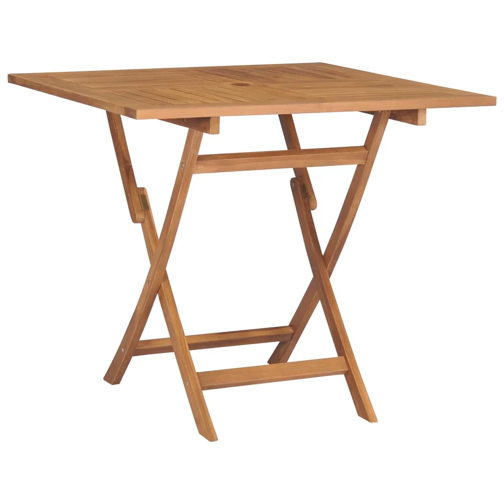 

Folding Garden Table, Solid Teak Wood Outdoor Table , Patio Furniture Octagon 85x85x76 cm