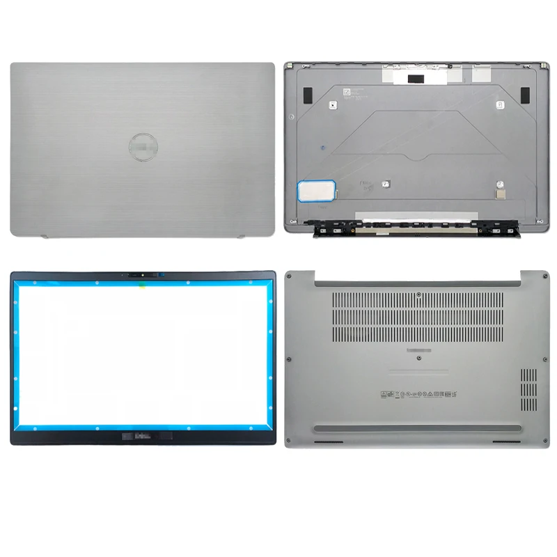 Nowy LCD do laptopa tylna pokrywa/LCD pokrywa przednia/dolna obudowa Dell Latitude E7400 7400 0W4WDW 03W85K 0V7RY8 srebrny A B D powłoki