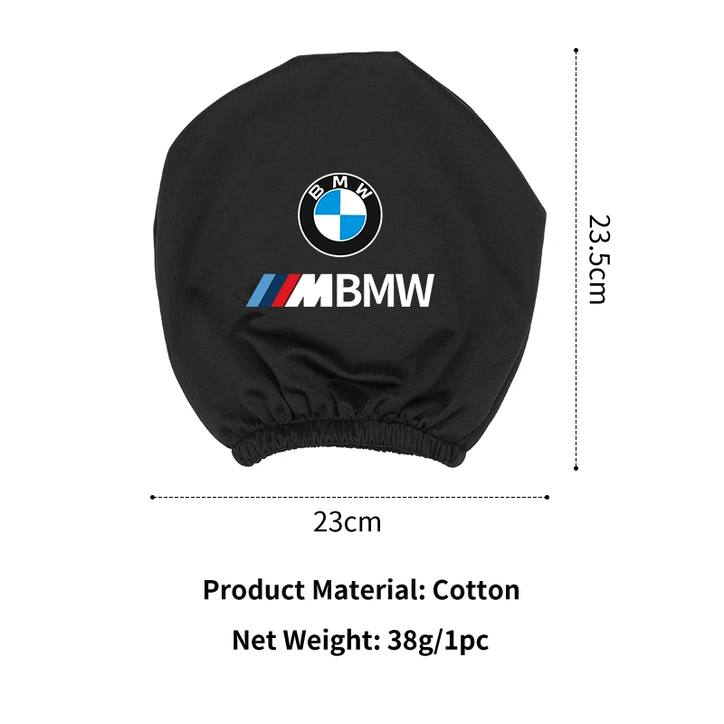 Чехол на подголовник автомобиля для BMW X3 X5 M5 M3 E46 E90 E60 F10 E39 F30 E36 G30 E87 E70 E91 E30 G20