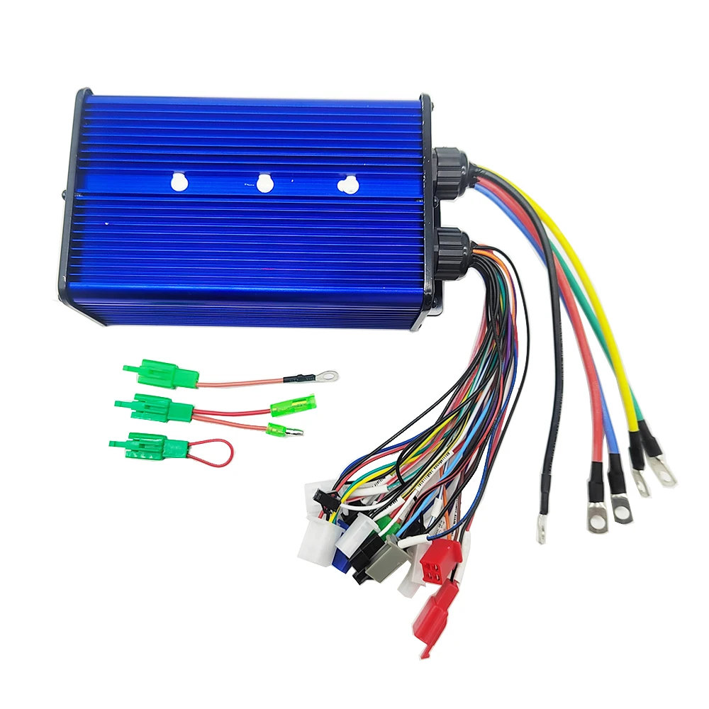 

48V 60V 72V 2000W Brushless Motor Controller Box 45A 50A for Electric Bike/trycycle/E-Scooter/Dual Mode Hall/ Hallless Sensor