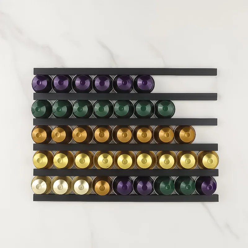 

Держатель для капсул Nespresso MOONBIFFY белый/черный