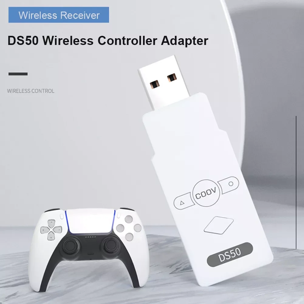 DS50 конвертер геймпада приемник для PS5 PS4 PS3 Xbox NS Pro Bluetooth-совместимый контроллер