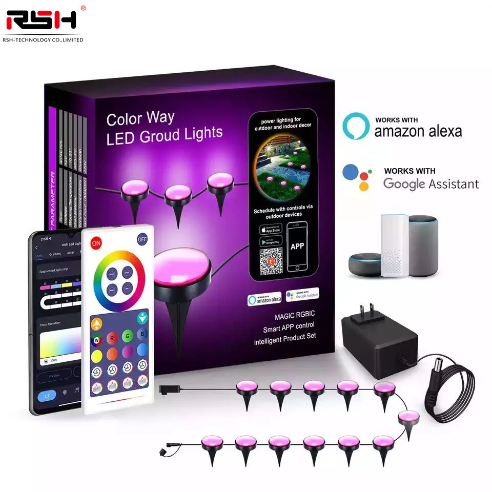 

Умная садовая лампа с Wi-Fi и голосовым управлением