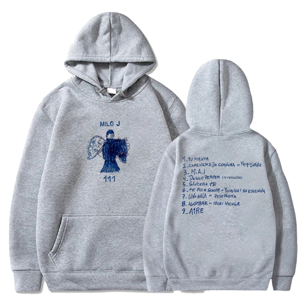 Толстовка с капюшоном для альбома Milo J 111 поп-певица унисекс уличная одежда