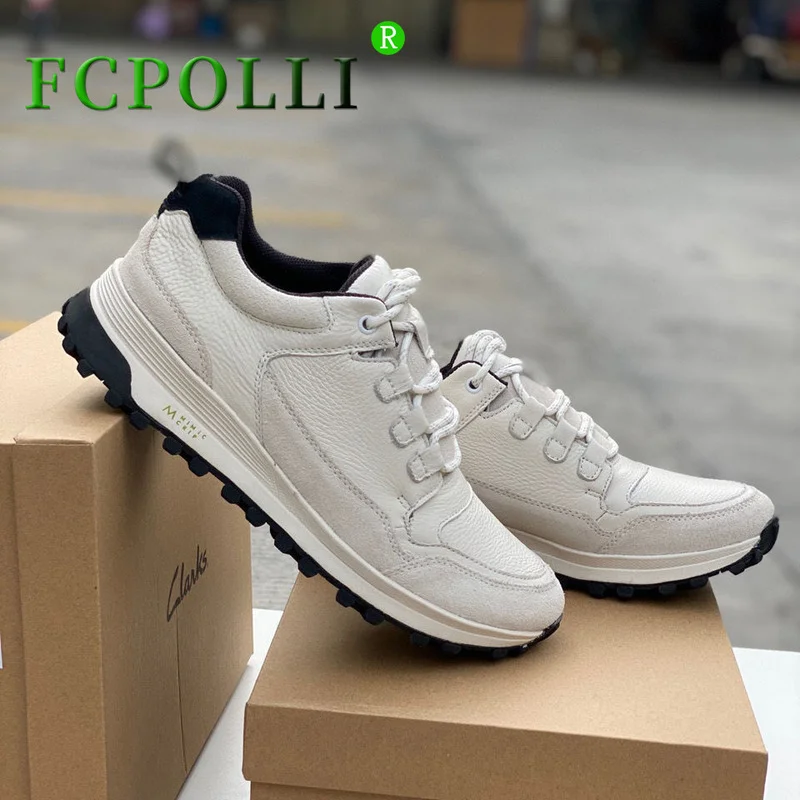 

Professional Men Golf Shoes Black White Mens Golf Training Genuine Leather Sport Shoes For Man Anti-Slip Men Walking Shoes