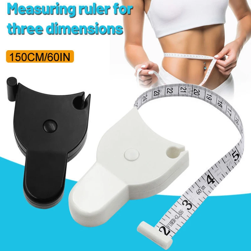 

Self-Tightening Body Measuring RulerSewing Tailor Body Measuring 150cm/60 Inch for Daily Life Ruler Meter Film Waist Chest Leg