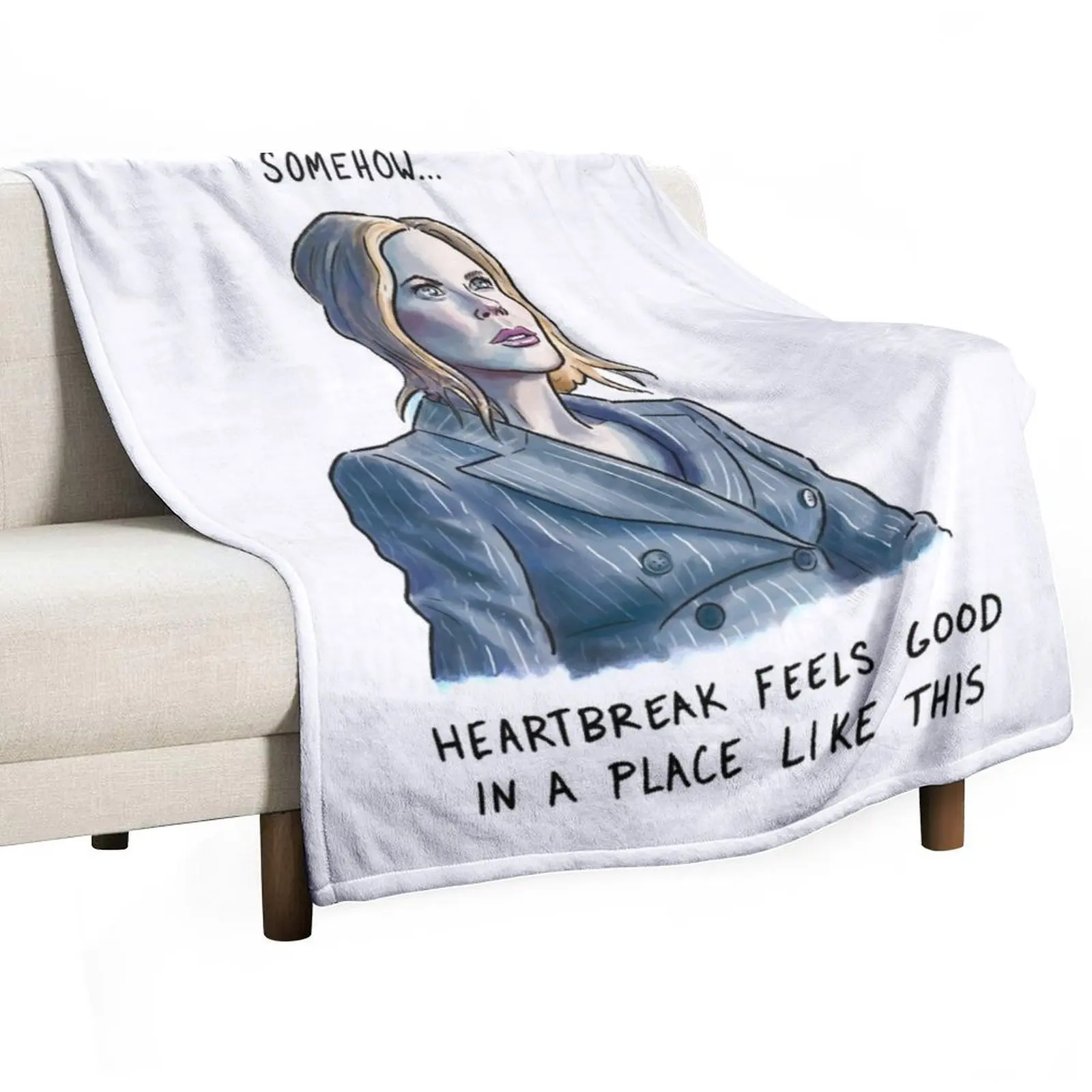 Николь Кидман в АМЦ каким-то образом... месте вроде этого пледа Рождественское