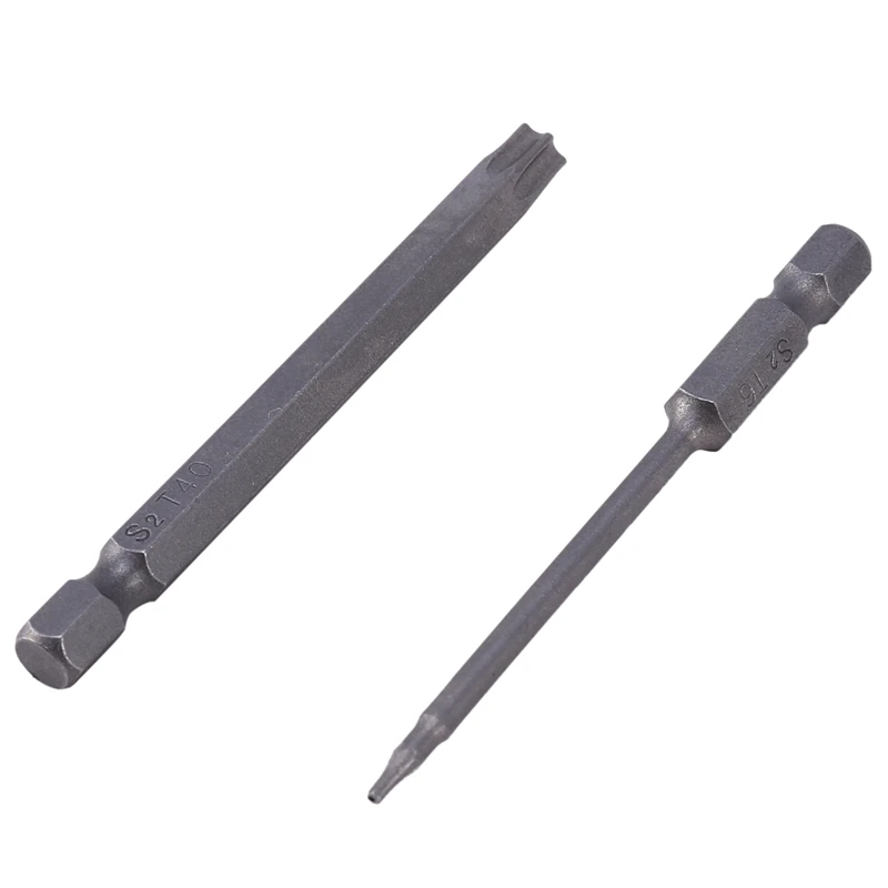 Promotion! 11Pcs 75Mm Magnetic S2 Steel Screwdriver Bits Hex Torx Head T6/T7/T8/T9/T10/T15/T20/T25/T27/T30/T40 |