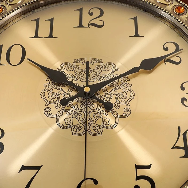 Деревянные настенные часы круглые бесшумные односторонние предметы украшения