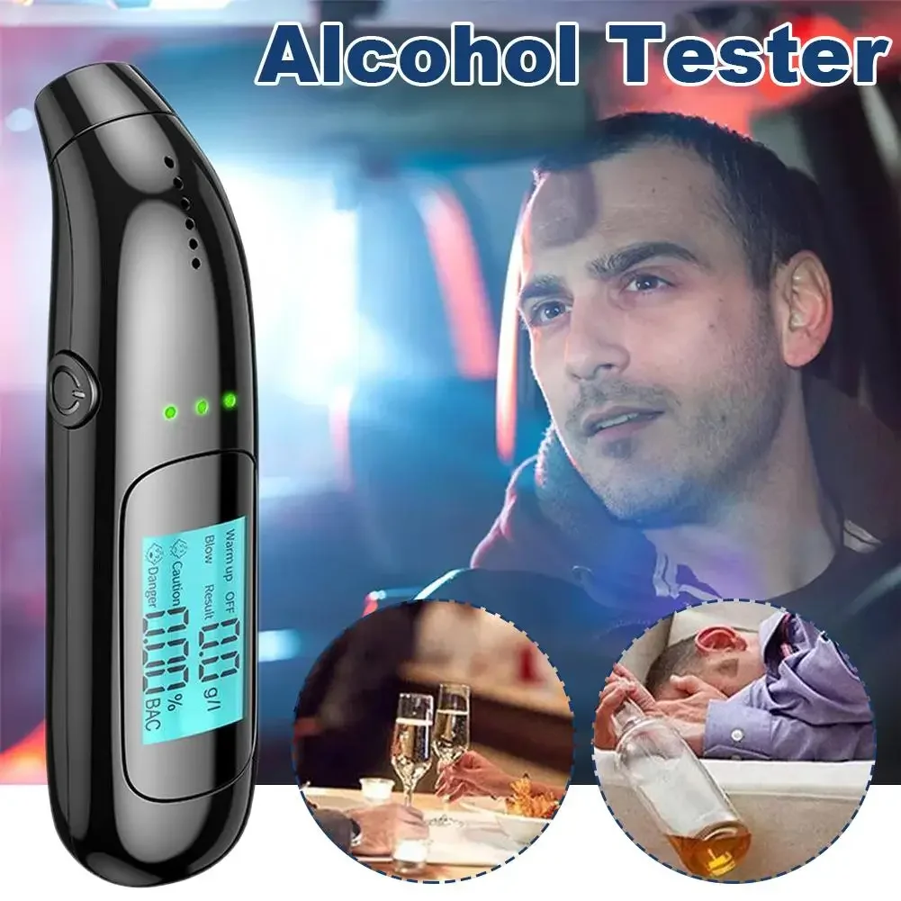 Новый Alcotester тестер алкоголя в выдыхаемом воздухе алкотестер цифровой для