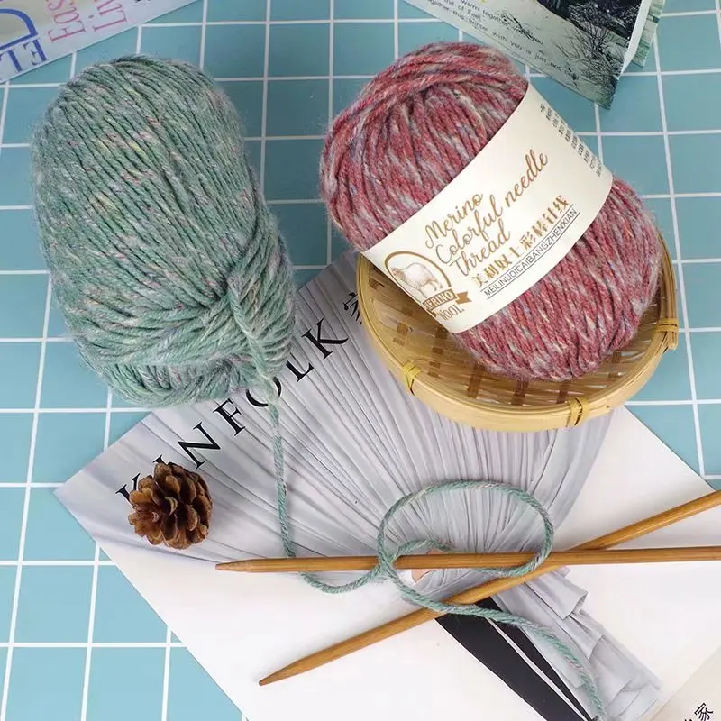 100 г/Клубок DIY мягкая пряжа для вязания крючком Толстая шерстяная кашемировая