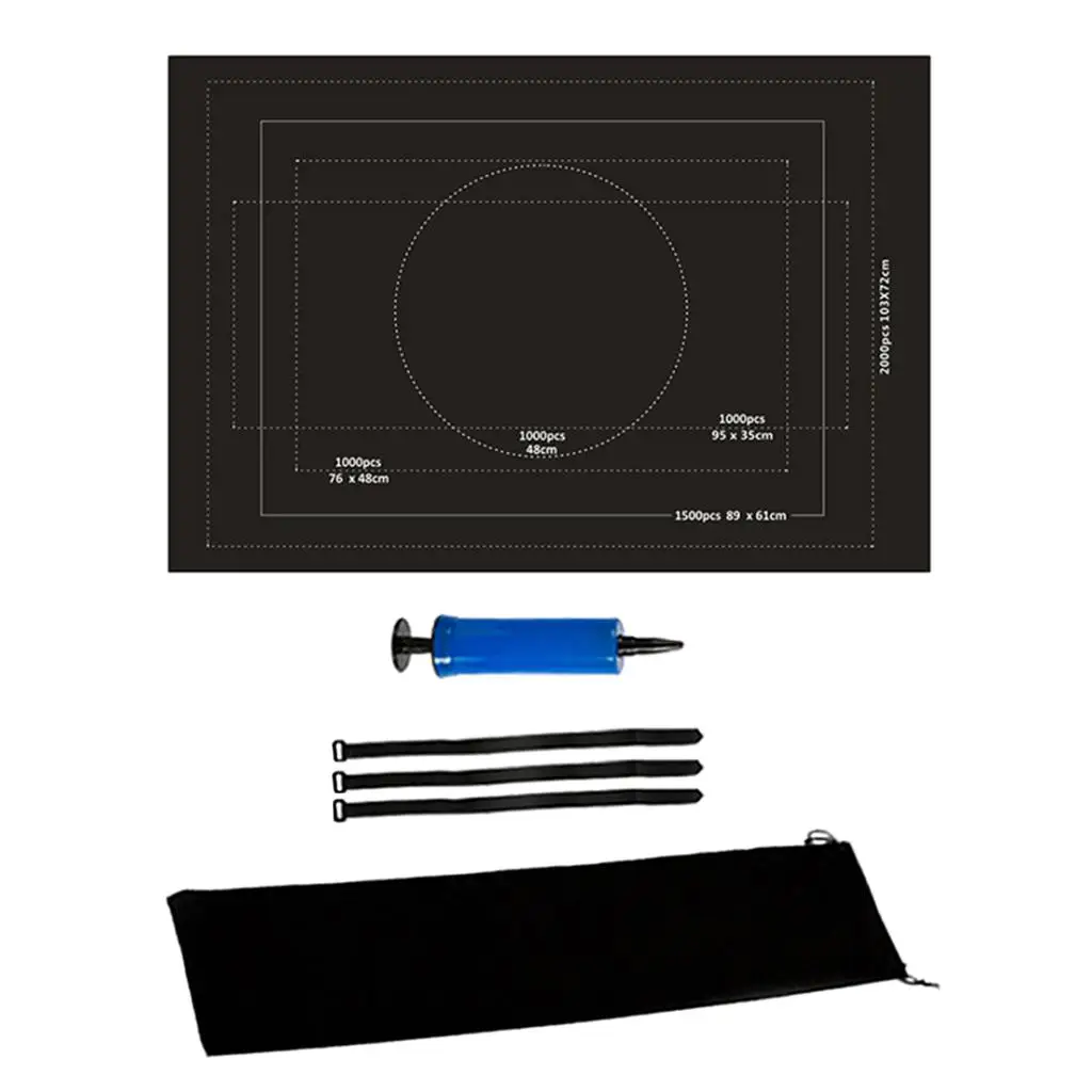 

Portable Roll Up Jigsaw Puzzle Mat 2000 Pieces Puzzles Game Storage Bag