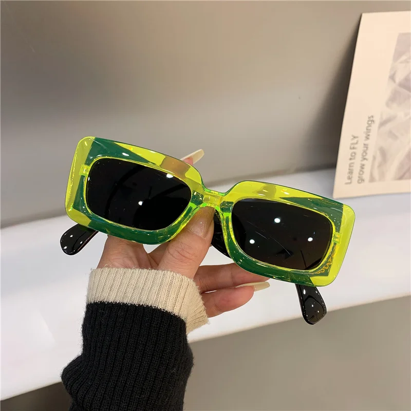 Современные новые нестандартные солнцезащитные очки в полной оправе Популярные