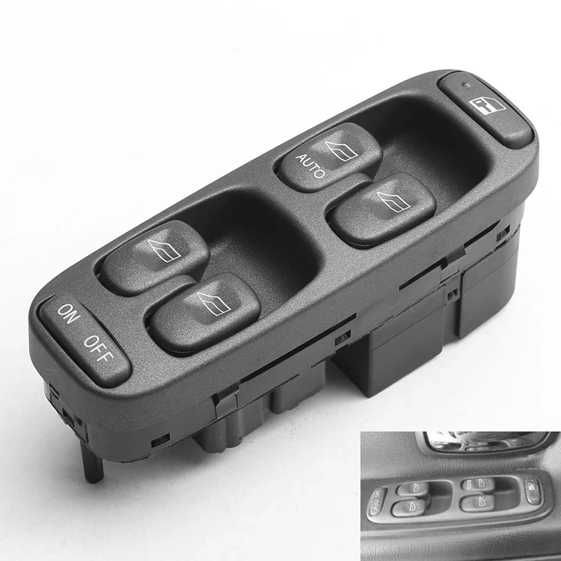 Главный переключатель переднего левого электрического стекла для Volvo V70 S70 XC70