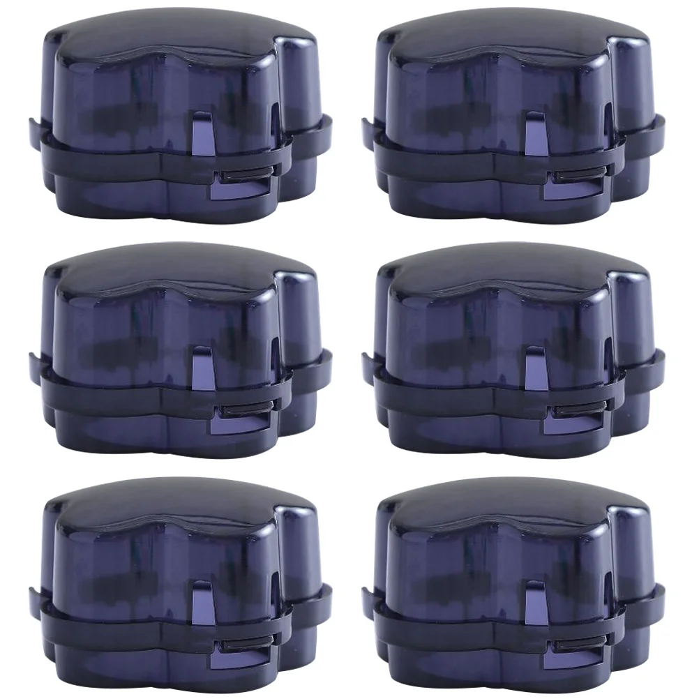 

6 Pcs Cover Gas Stove Part Knob Cap Oven Covers Kids Plastic Child Safety