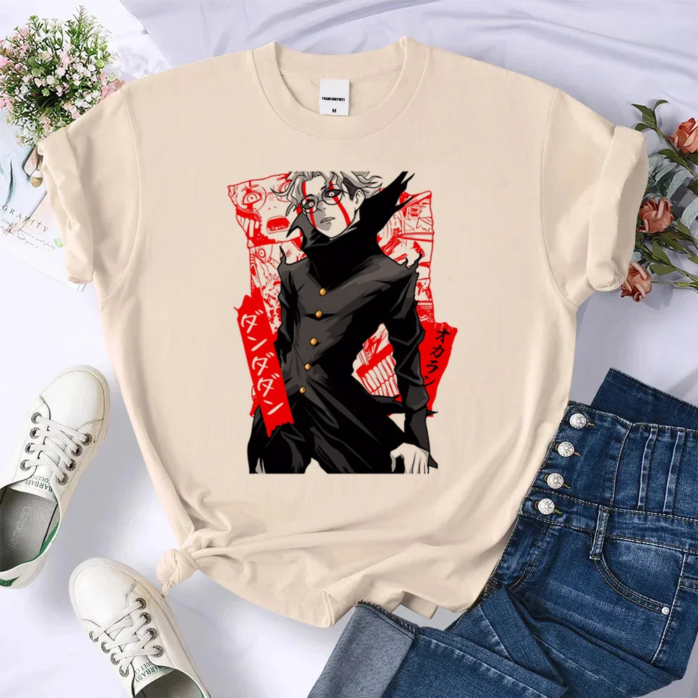 Футболки Dandadan Okarun для девочек удобные классические готические панк-футболки