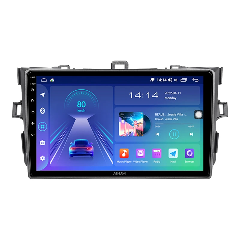 Ainavi мультимедийный плеер для Toyota Corolla E140/150 2006-2013 Carplay Android Автомагнитола 4G