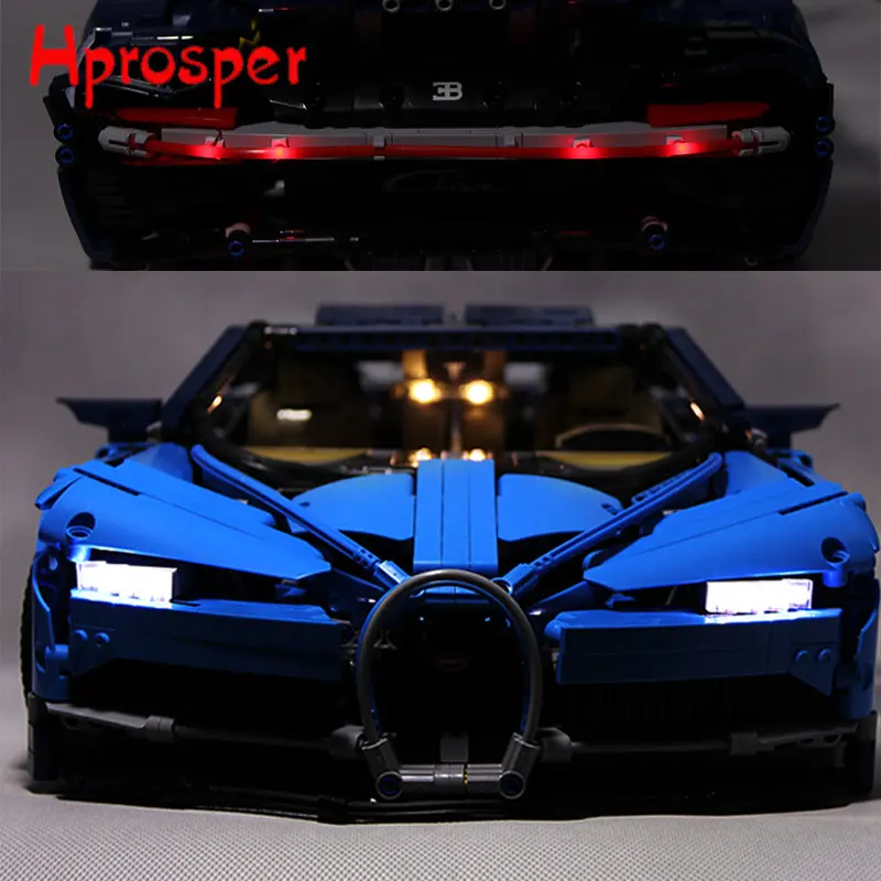 

Hprosper LED Light For 42083 Race Car Collectible Building Blocks Lighting Toys Only Lamp+Battery Box(Not Include the Model)