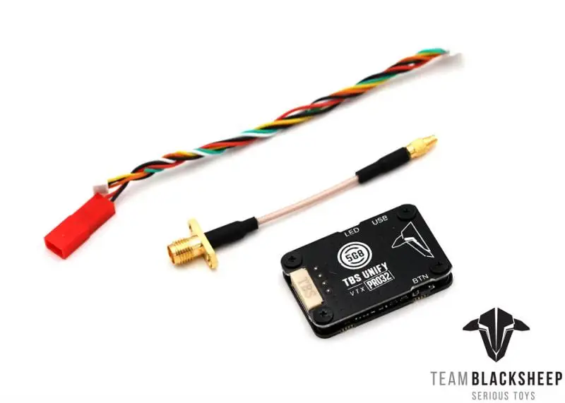 Видеопередатчик TBS UNIFY PRO32 HV(MMCX), 5,8 ГГц, 1 Вт + 1000 МВт, 2-6S, Pitmode, VTX, FPV, встроенный микрофон для FPV большого радиуса действия