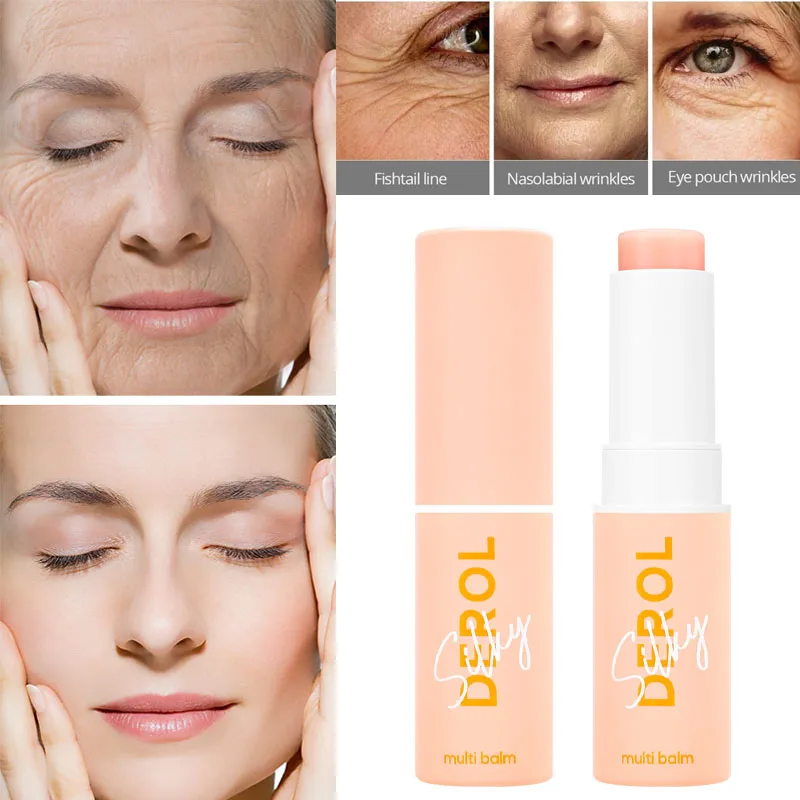 

Universal Anti-Wrinkle Stick Lighten Eye Lip Neck Fine Lines Moisturizing Brighten Dry Skin Nourish Not Sticky Multi Balm Cream