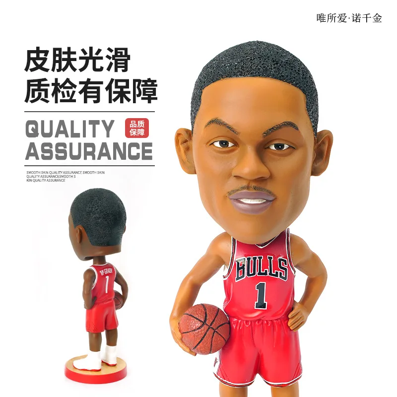 20 см MINISO и NBA баскетбольная звезда ПВХ фигурка встряхивающейся головой украшение