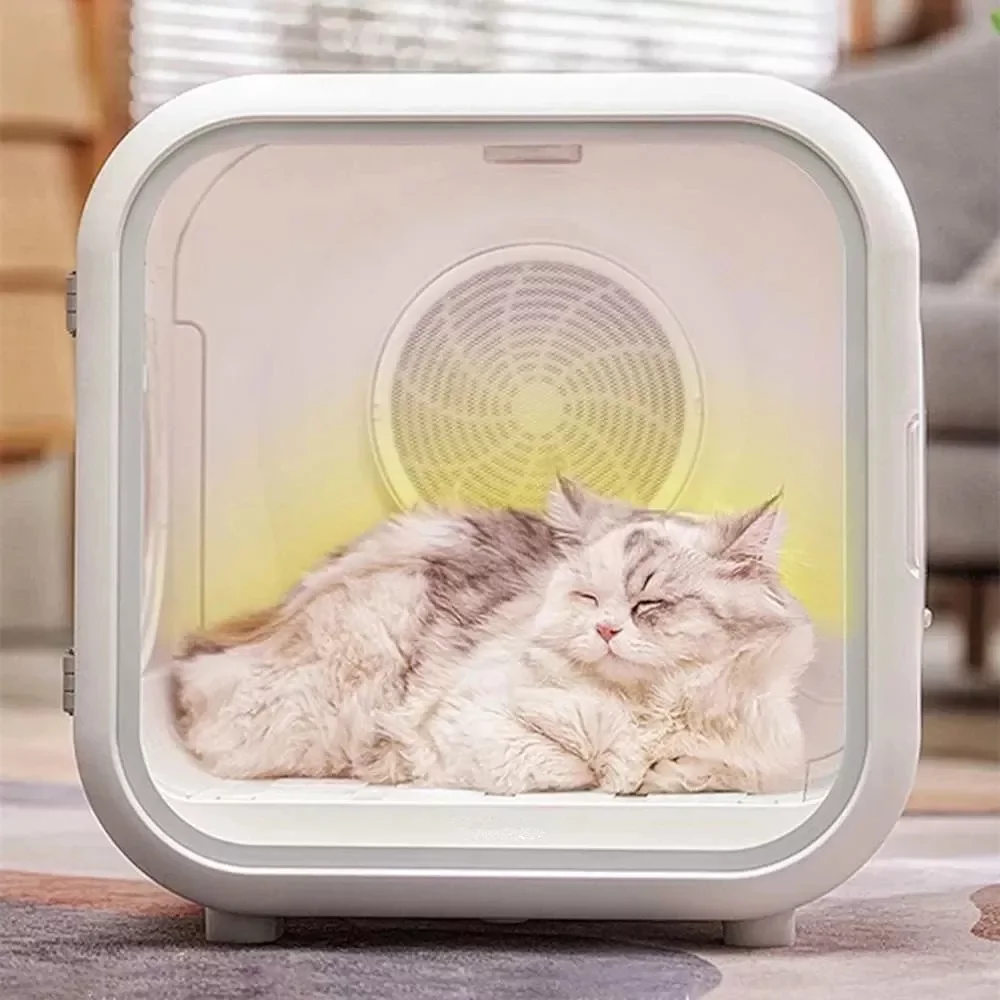 

50L Pet Drying Box Large Capacity 900W 220V Automatic Hair Dryer for Pet Cat Hair Blowing Machine Smart Small Dog Hair Dryer