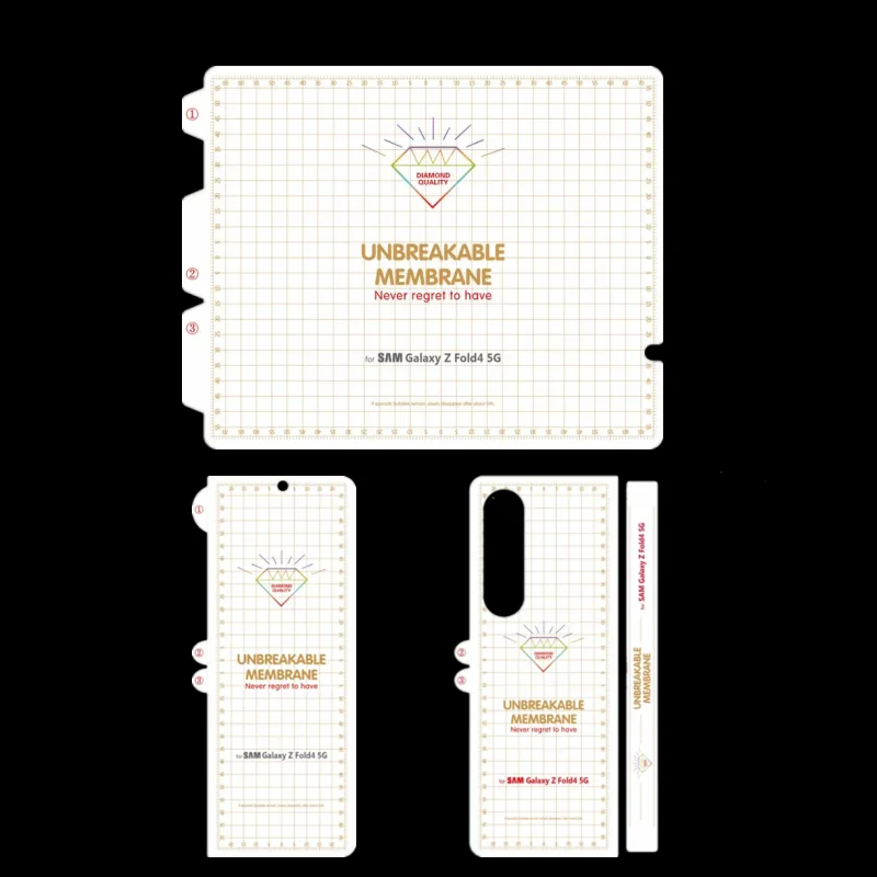 Invisible Front Back Hydrogel Film For Samsung Galaxy Z Fold4 3 Ultra-light Clear Matte Screen Protector For Galaxy Z Fold 4 3 2