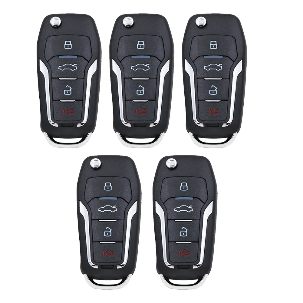 

5Pcs/Lot KEYDIY NB12-4 Universal 4 Button KD Remote Control Car Key for KD900/KD-X2 KD MINI/ KD-MAX for Ford Style