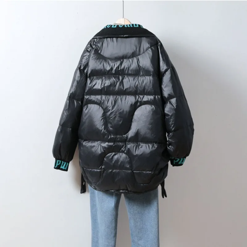 2023 Autumn and Winter New Women's Mid-length Down Jacket White Duck Down Warm Parker Women Fashion Jacket