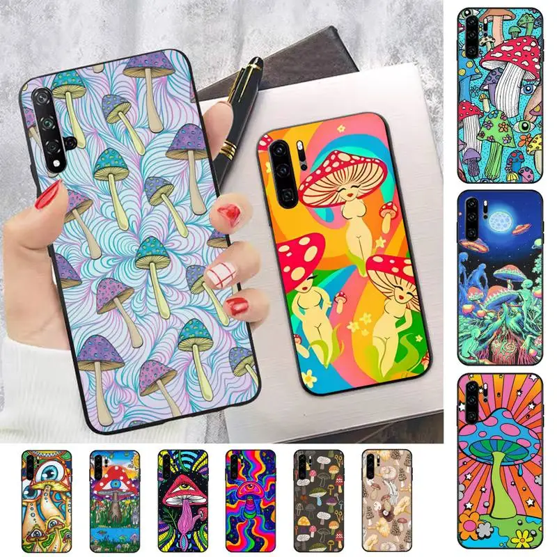 

Mushroom Phone Case for Huawei P30 40 20 10 8 9 lite pro plus Psmart2019