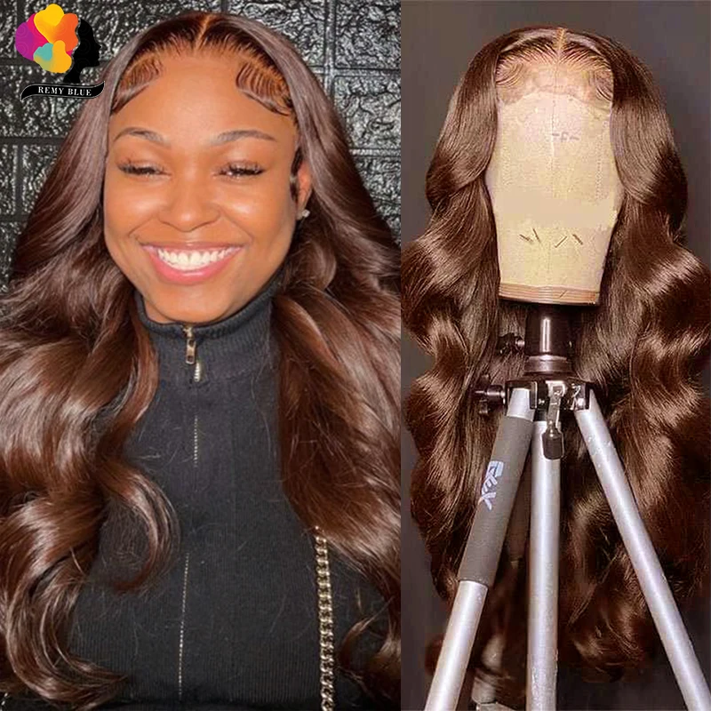 

Парик шоколадно-коричневого цвета на сетке спереди #4, парики из кудрявых человеческих волос для женщин 13X 4, парики из человеческих волос на ...