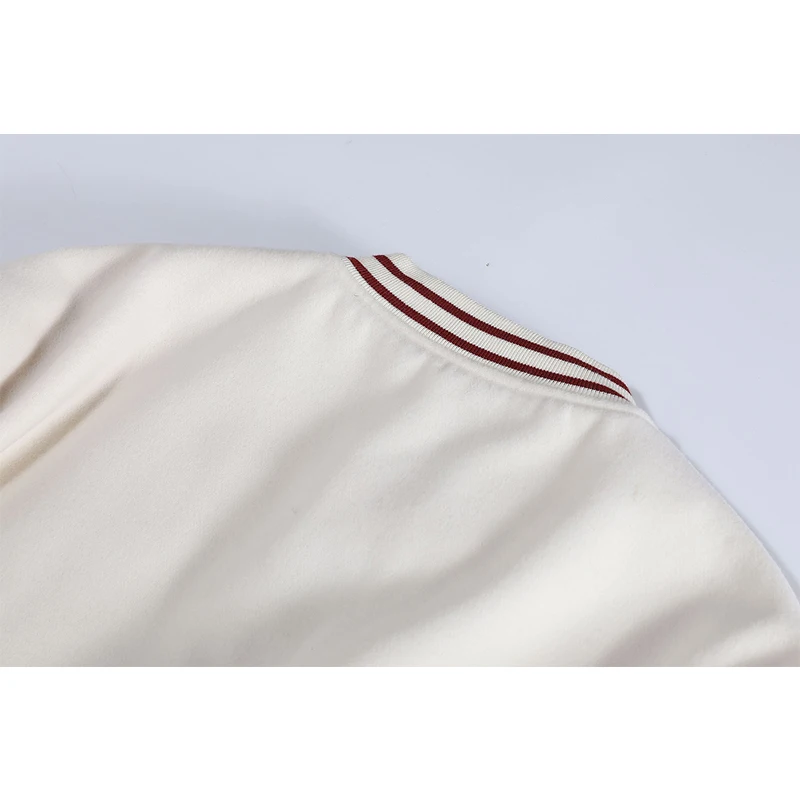 Женская куртка-бомбер с вышивкой однобортная в Корейском стиле свободная