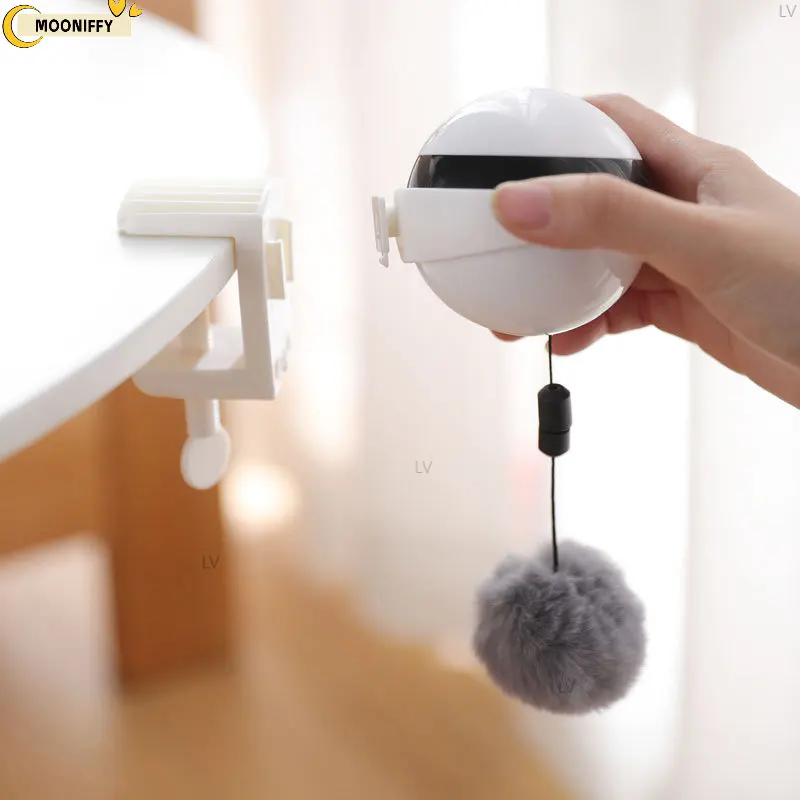 

Cat Interactive Toy Intelligent lifting hairball cat cuddling stick Rod Electric cat ball Stick Wire Chaser Wand Toy