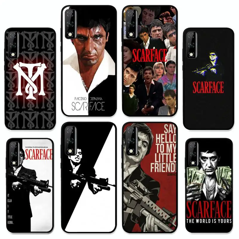 

Fundas Scarface Tony Montana Phone Case For Huawei Y9 Y8 Y6 Prime Y7 Pro Y8s Y5 Mate 20 Pro 10 lite Cover