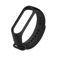 sports watch strap for mi band 6 5 4 3 miband 5 4 strap replacement color silicone wristband tpu strap for amazfit band 5 miband