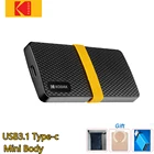 Внешний жесткий диск Kodak USB3.1, USB Type-c, 512 ГБ, 256 ГБ
