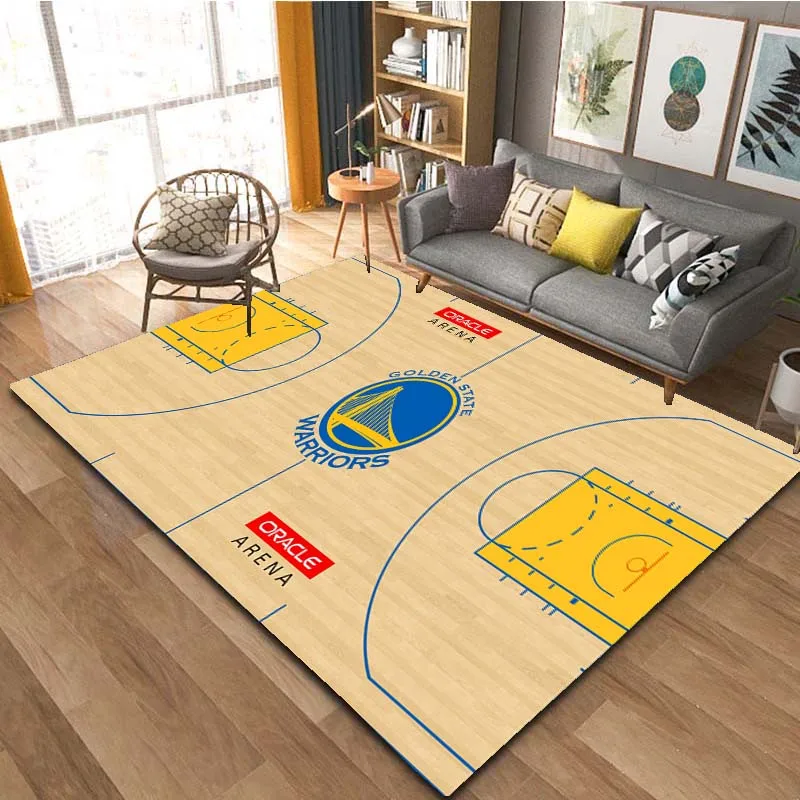 

Коврики для баскетбольной площадки, Нескользящие, с логотипом команды, для гостиной, спальни, украшение для детской комнаты