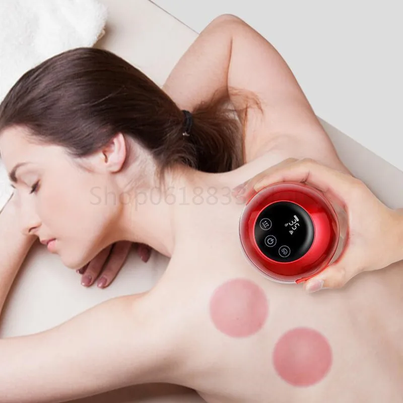 

Electric Negative Pressure Scraping Instrument Intelligent Meridian Dredging Neck Physiotherapy Instrument Cupping Massager