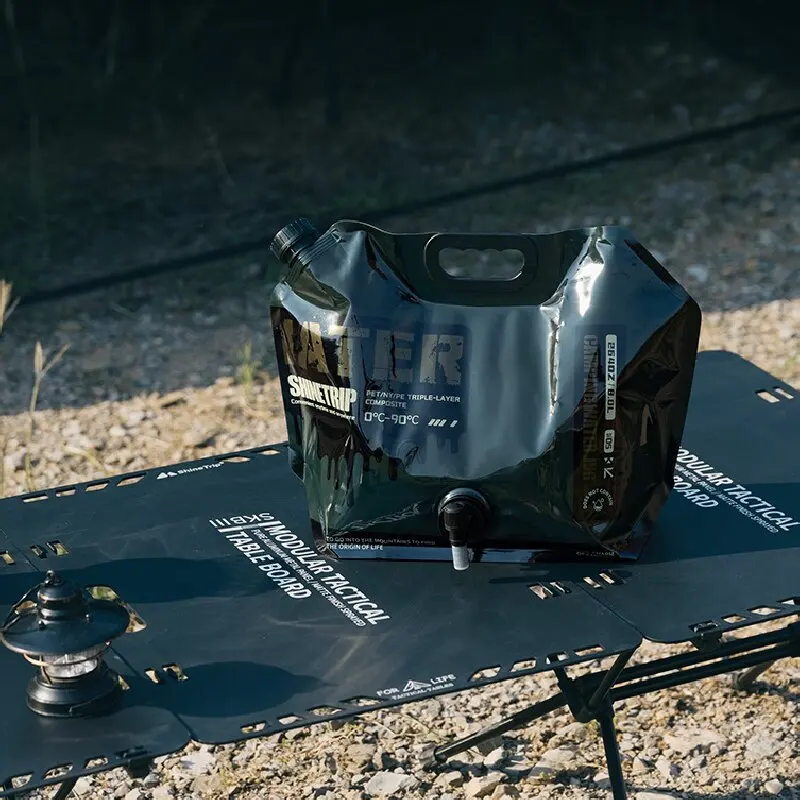 Портативное Складное Ведро Для Воды Shine Trip 8 Л Большая Емкость Пищевая Сумка