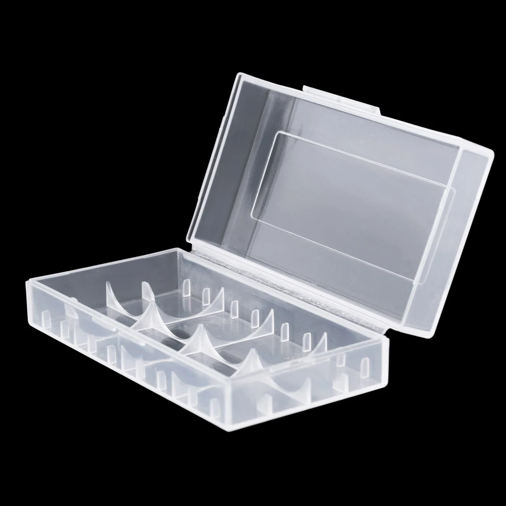 

18650 Battery Storage Box Hard Case Holder For 2/4x 18650 4x AA 4xAAA Rechargeable Battery Power Bank Plastic Organizer Case Box