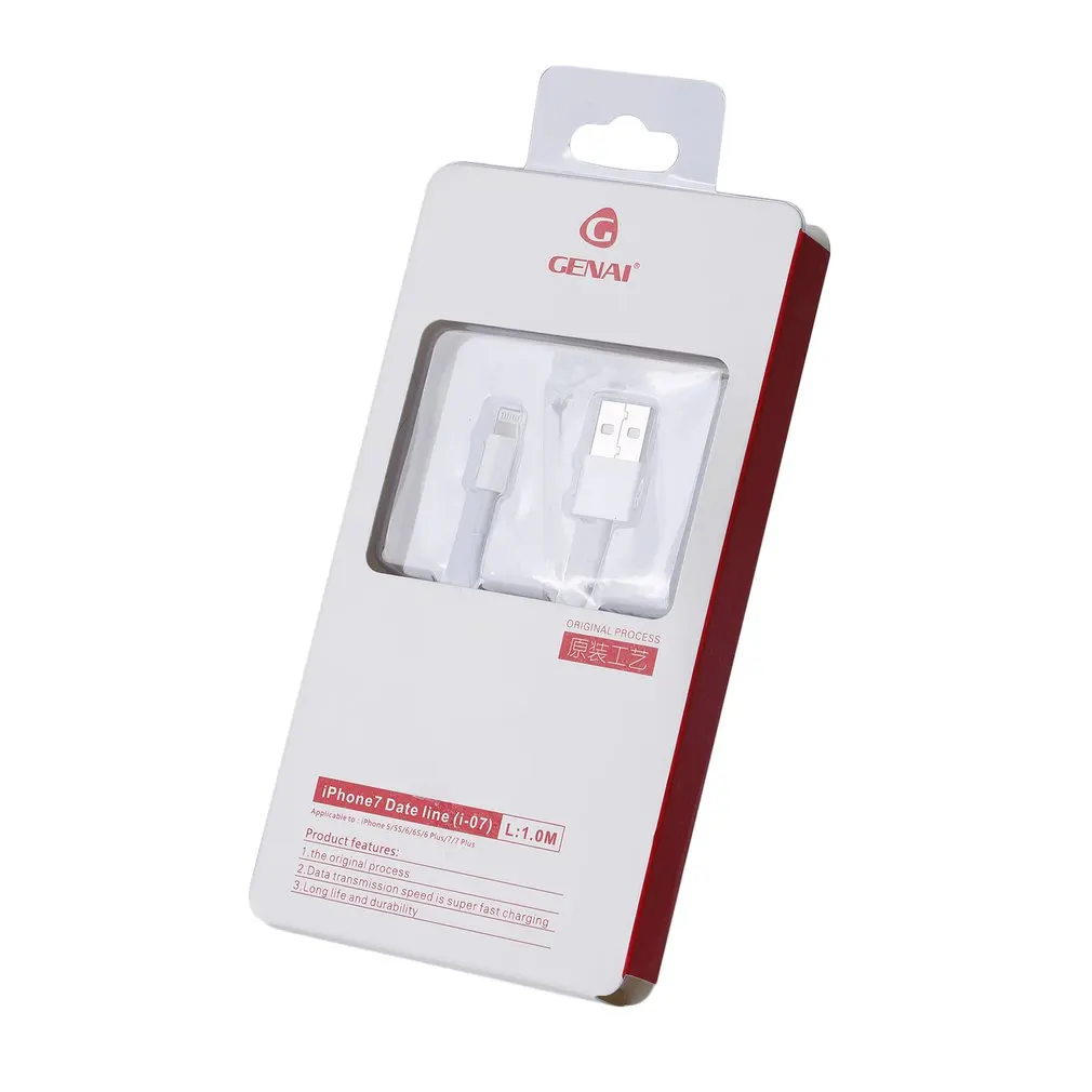 

1 Meter Phones Charging Cable Data Transmission Sync Cord Smart Charging Mobile Phone Cable for iPhone