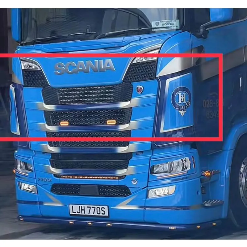 RC Передняя панель беспорядков для 1/14 Tamiya Rc самосвал трейлер FH16 770s Actros MAN TGX JUWUBA